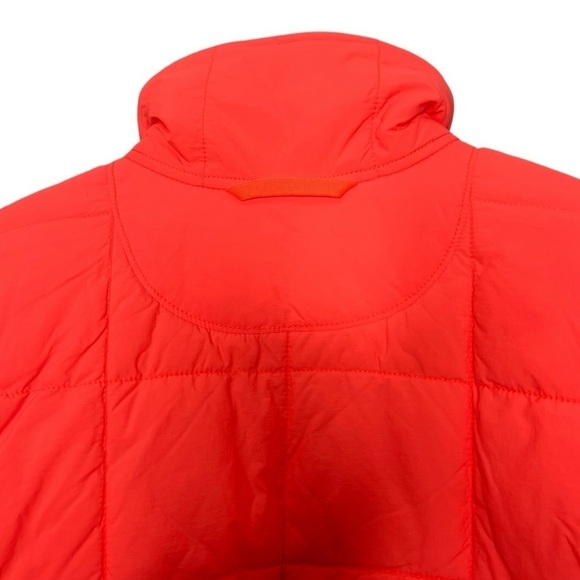 Free People Movement Pippa Packable Puffer Jacket Neon Coral Size XS NEW - Picture 13 of 16